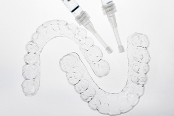 A professional take home whitening kit