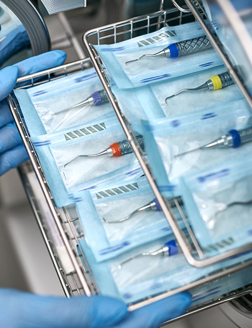 Sterilized dental treatment tools