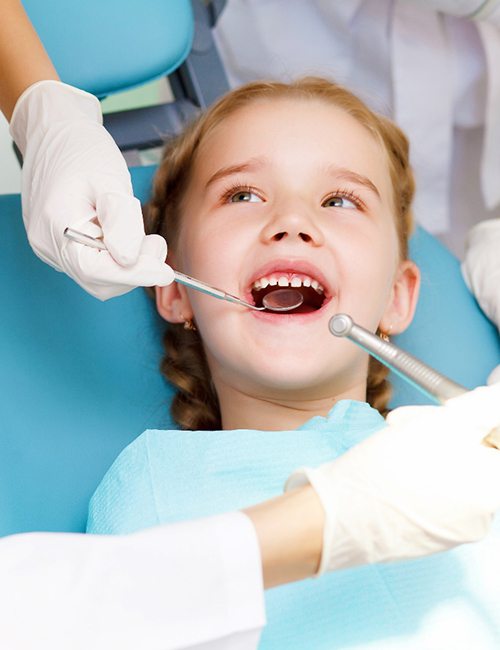 young girl getting dental checkup in Copperas Cove