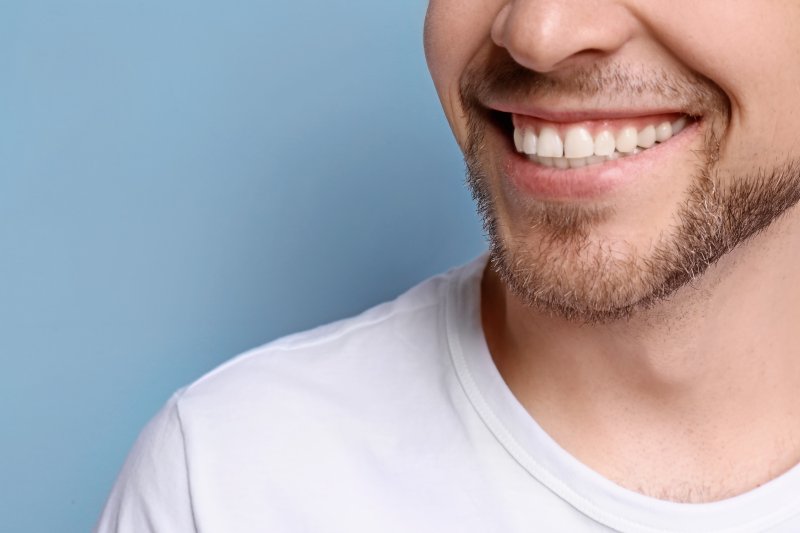 man smiling with dental implants in Copperas Cove