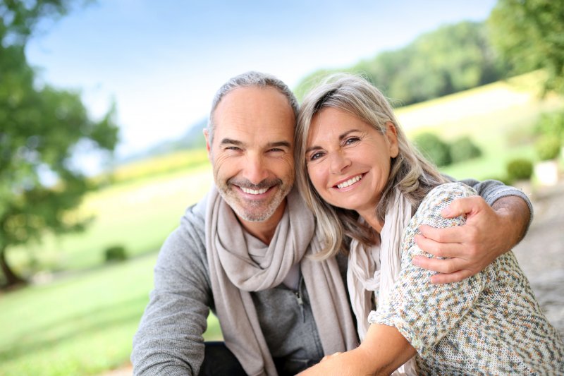 Seniors with beautiful smiles